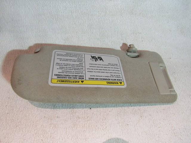 2005 2006 2007 Infiniti G35 Coupe RH Passenger Sunvisor-Stone
