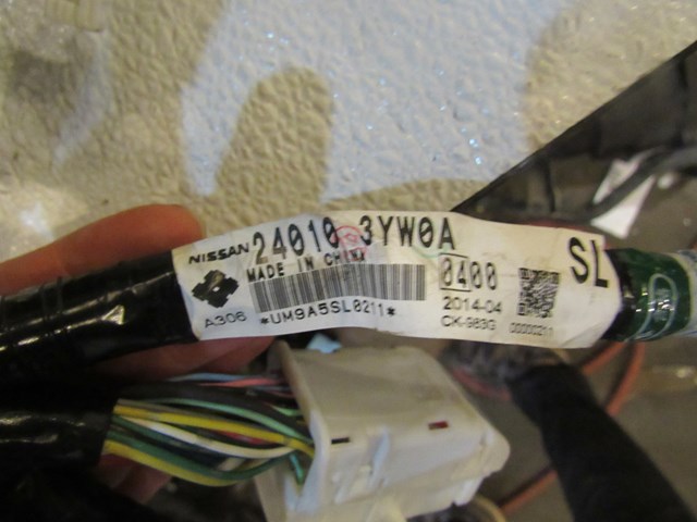 2014 Nissan Juke Nismo RS Dash Wire Harness 24010 3YW0A