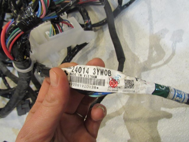 2014 Nissan Juke Nismo RS 4WD Body Wire Harness 24014 3YW0B