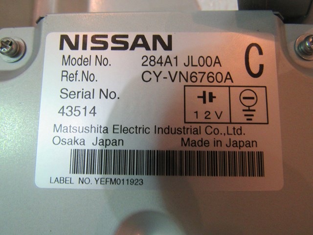 2009 Infiniti G37 Coupe Back Up Camera Control Module 284A1 JL00A