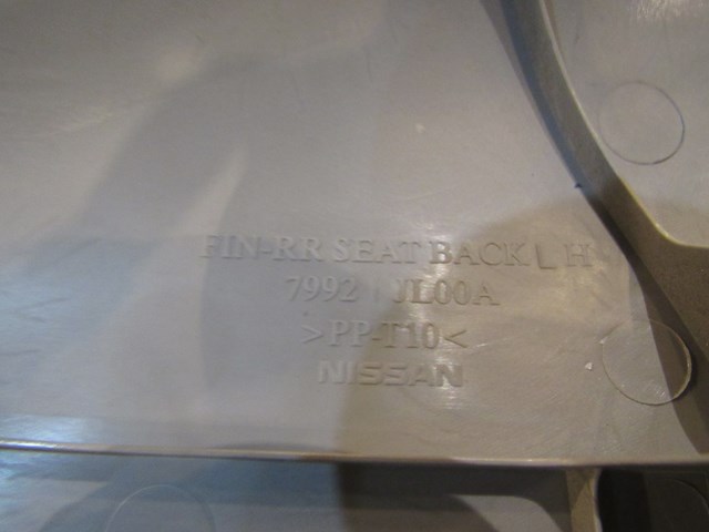 2009 Infiniti G37 Coupe Rear Seat Finish Trims 79920 JL00A & 79921 JL00A