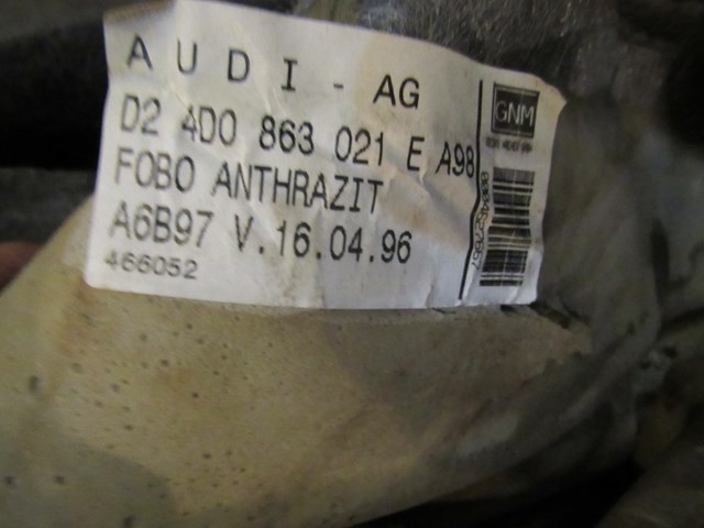 1997 Audi A8L Rear Section Interior Carpet 