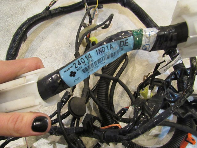 09 Infiniti G37x Coupe Body Wire Harness OEM 24014-1ND1A
