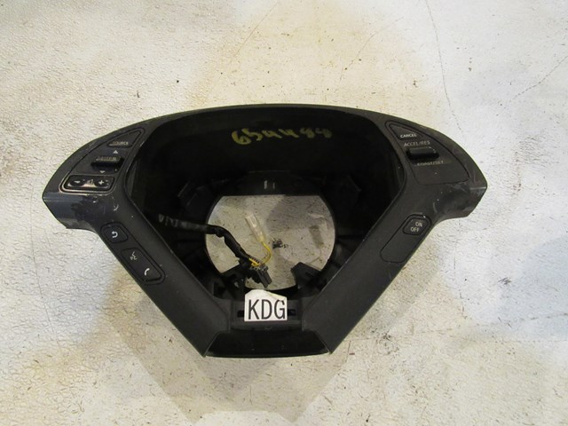 09 Infiniti G37x Coupe Steering Wheel Trim Controls-READ
