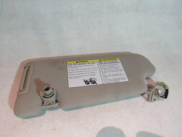 2009 Infiniti G37 Coupe Passenger Sun Visor RH