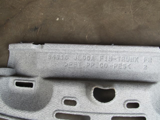 2009 Infiniti G37 Coupe Trunk Finish Moulding 84910JL00A