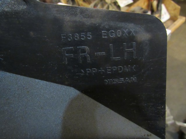 2006 Infiniti M37 Front LH Driver Mud Flap Splash F3855 EG0XX