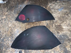 2003 Mitsubishi Eclipse Smoked Tinted Tail Light Set
