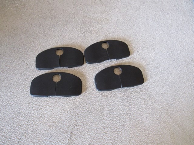 2005 Land Rover LR3 Door Latch Striker Trim Cover Plates-Set of 4