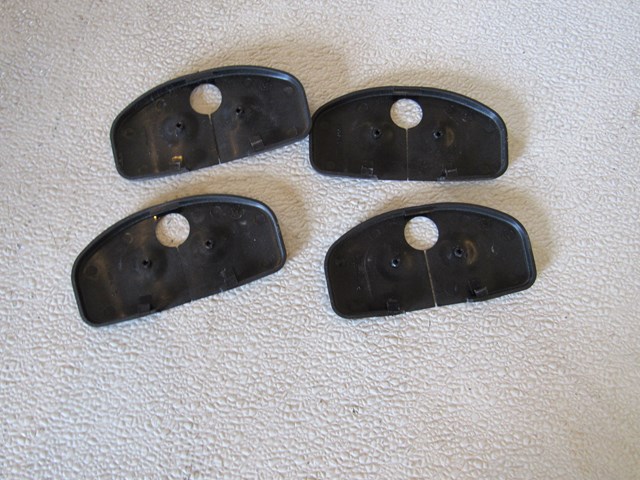 2005 Land Rover LR3 Door Latch Striker Trim Cover Plates-Set of 4