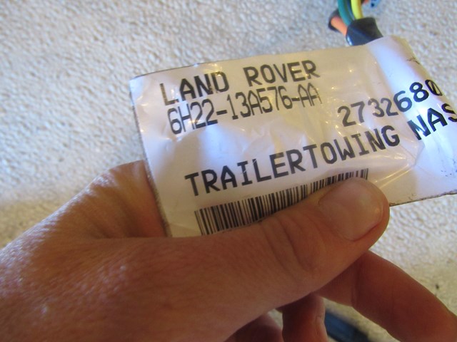 2005 Land Rover LR3 Trailer Hitch Wiring 6H32-13A576-DA
