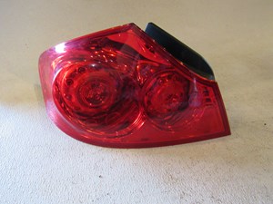 2008 Infiniti G35 Sedan LH Driver Tail Light