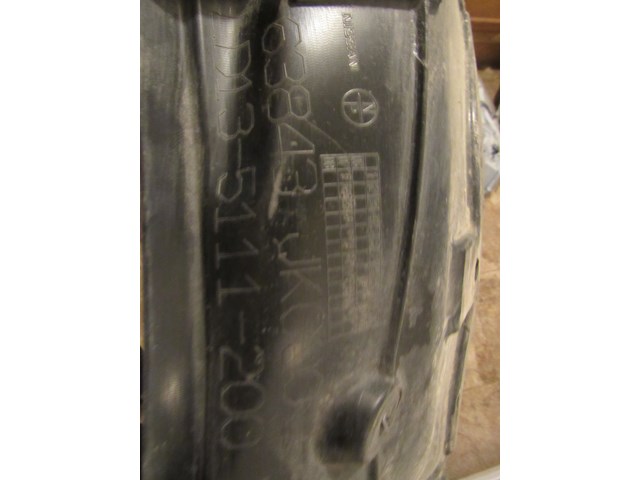 07 08 Infiniti G35 Sedan Front LH Driver Fender Liner Rear Portion 63843JK000