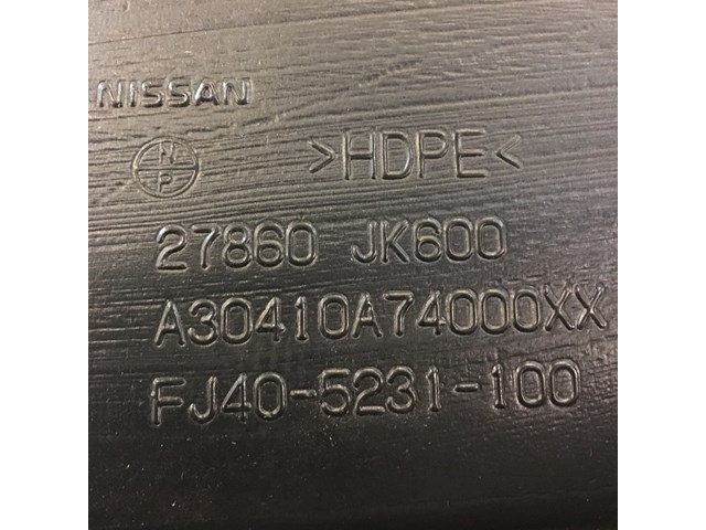 2007 2008 Infiniti G35 G35x Air Duct 27860 JK600 Dash Vent