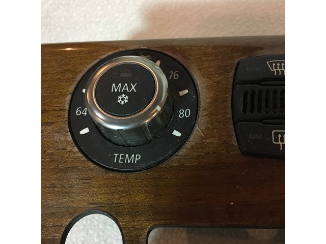2007 BMW M6 Dash Trim Wood Climate Control - see description