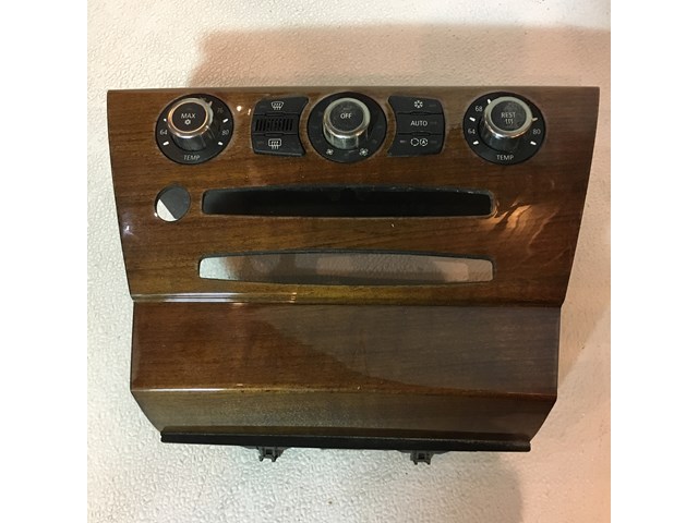 2007 BMW M6 Dash Trim Wood Climate Control - see description