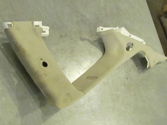 2009 Infiniti G37X RH Passanger B/C Pillar Upper Interior Trim