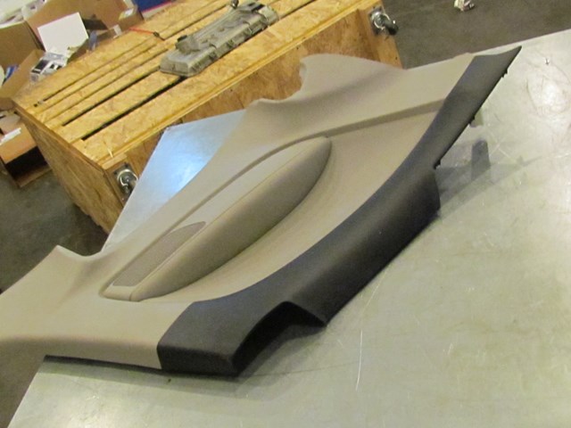 2009 Infiniti G37X Rear LH Drivers Quarter Interior Trim Panel