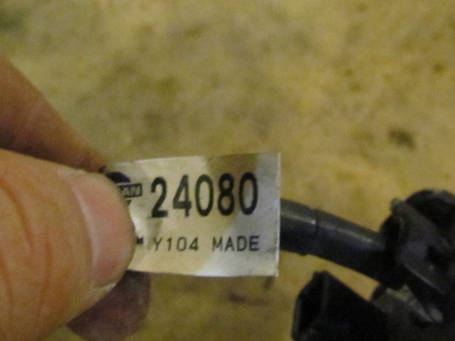 2009 Infiniti G37X Engine Ground Wire