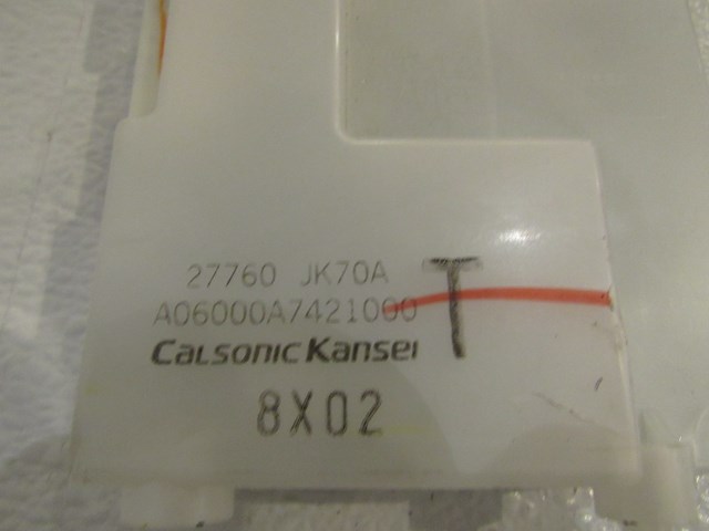 2009 Infiniti G37 AC Amplifier Climate Control 27760 JK70A