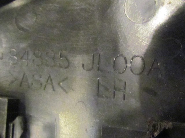 2009 Infiniti G37X LH Driver Rear Trunk Drip Trim 84835 JL00A