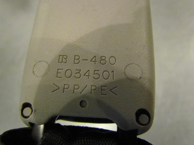 2009 Infiniti G37X Coupe Rear RH & LH Seat Belt and Buckle Set