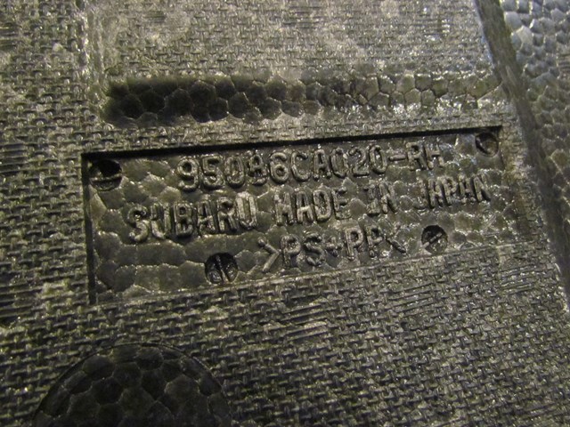 2013 Scion FR-S Spare Tire Tools LH Driver