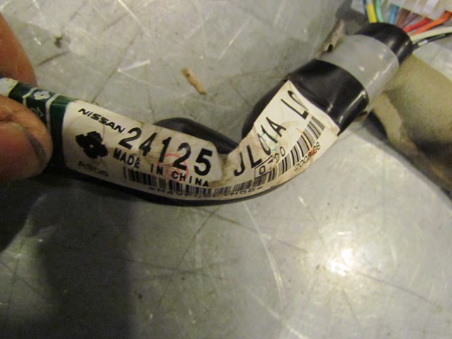 2009 Infiniti G37X LH Drivers Door Wiring 24125 JL01A