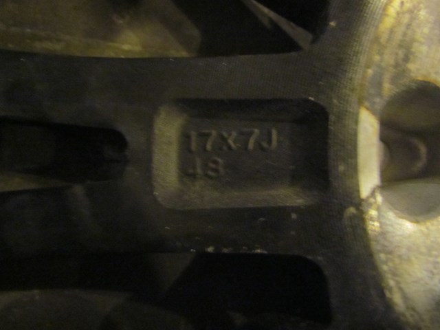 2013 Scion FR-S Wheel With Wheel Sensors 17x7 J48 Rash Damage See pics