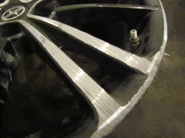 2013 Scion FR-S Wheel With Wheel Sensors 17x7 J48 Rash Damage See pics