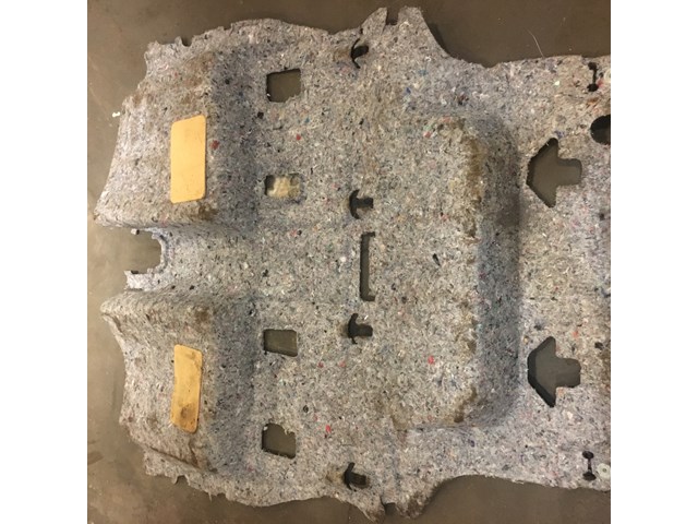 2016 Ford Explorer Interior Carpet Rear 2nd 3rd Row Black