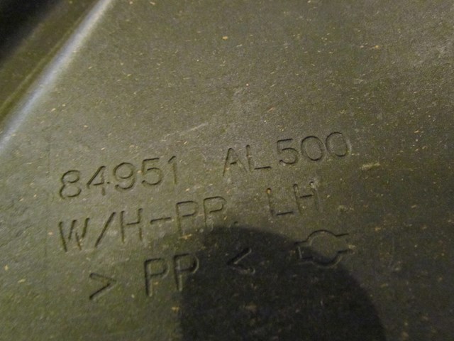 2005 Infiniti G35X Sedan LH Drivers Trunk Moulding 84951 AL500