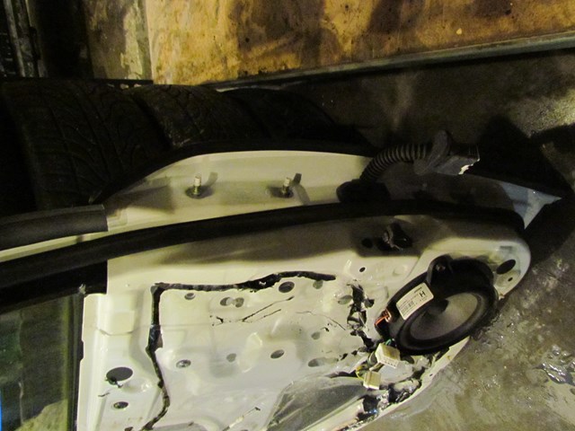 2005 Infiniti G35X Rear LH Drivers Door Assy