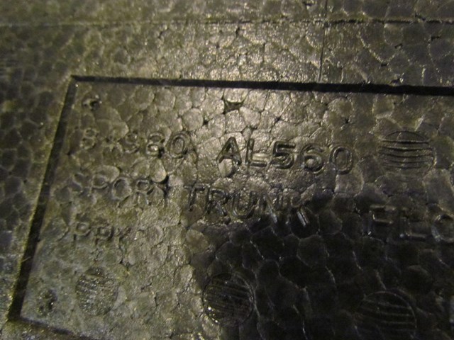2008 Nissan 350Z Trunk Foam Spacer 84980 AL560