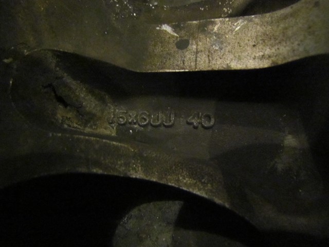 1992 Nissan 240SX 4 bolt Rim 15x6JJ 30 Lip Damage See Pics