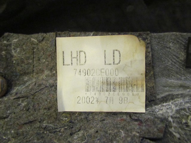 2003 Nissan 350Z Interior Carpet 74902CE000