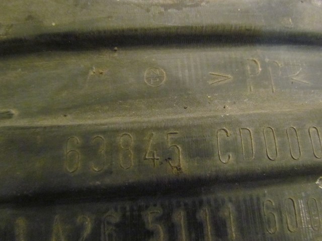 2003 Nissan 350Z LH Drivers Front Splash Shield Minor Damage 63845 CD000