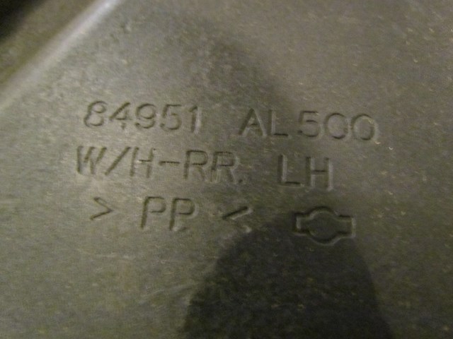 2004 Infiniti G35X Sedan Rear LH Drivers Trunk Finish Panel 84951 AL500