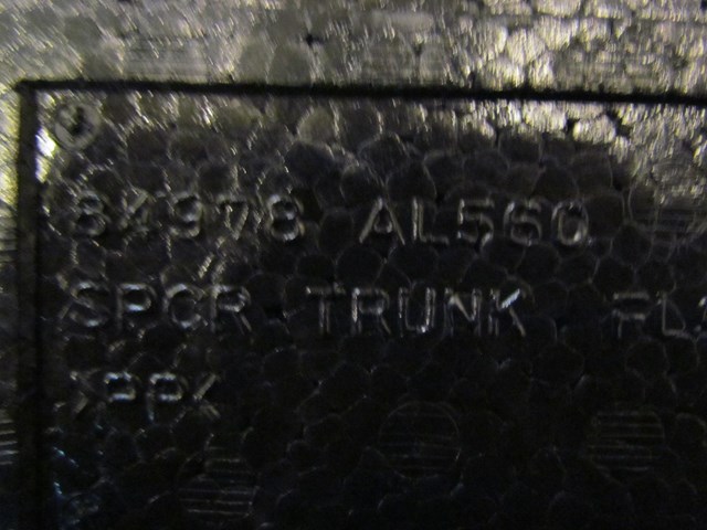 2004 Infiniti G35X Sedan RH Passenger Trunk Spacer 84978 AL560