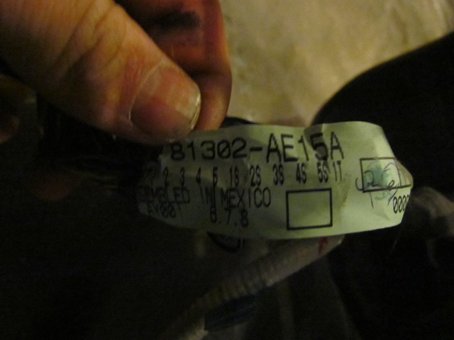 2001 Subaru Legacy GT Dash With Dash Wiring 81302-AE15A