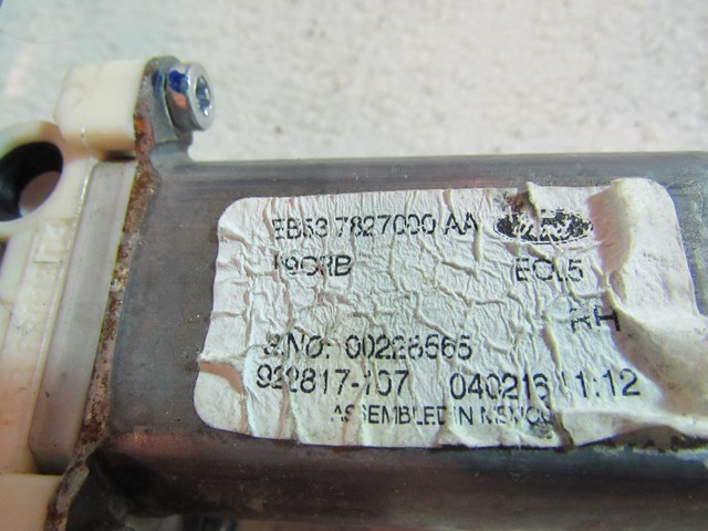 2016 Ford Explorer Sport Rear RH Passenger Power Window Motor EB537827000AA