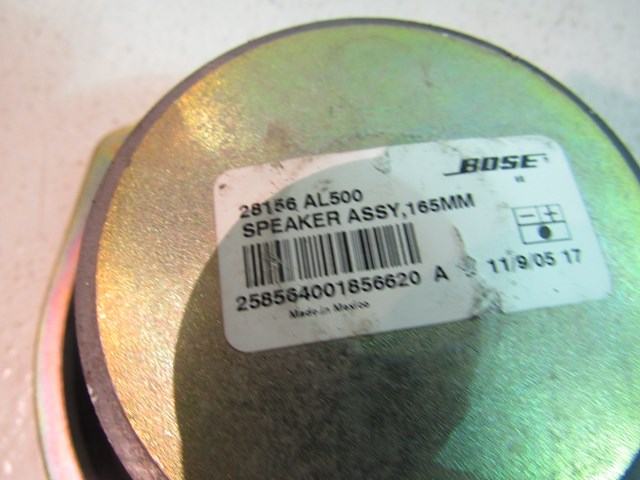 2006 Nissan 350z Rear Behind Seat Speaker