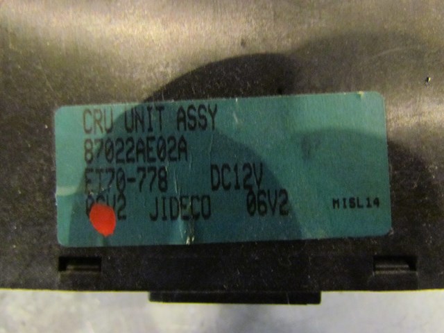 2001 Subaru Legacy GT Cruise Control Unit 87022AE02A