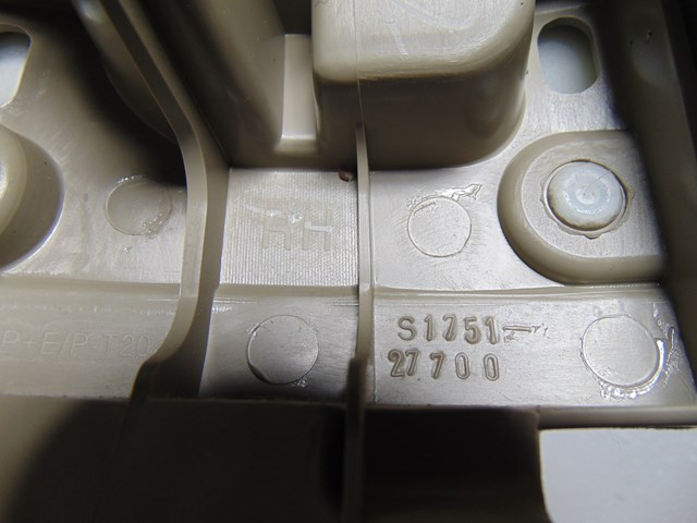 2007 Toyota Prius Rear RH Passenger Seat Side Bolster