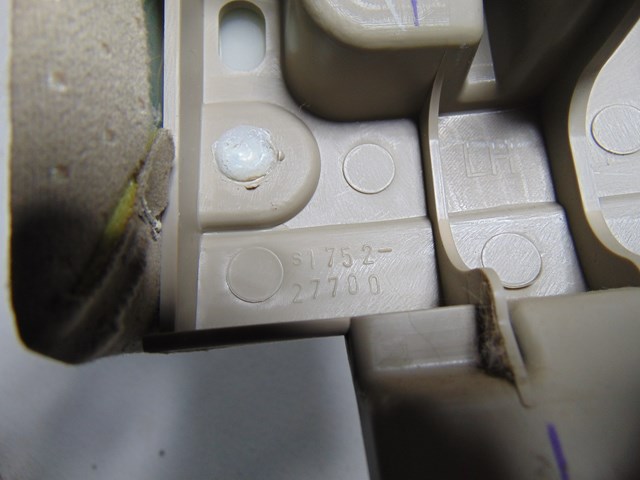 2007 Toyota Prius Rear LH Driver Seat Bolster