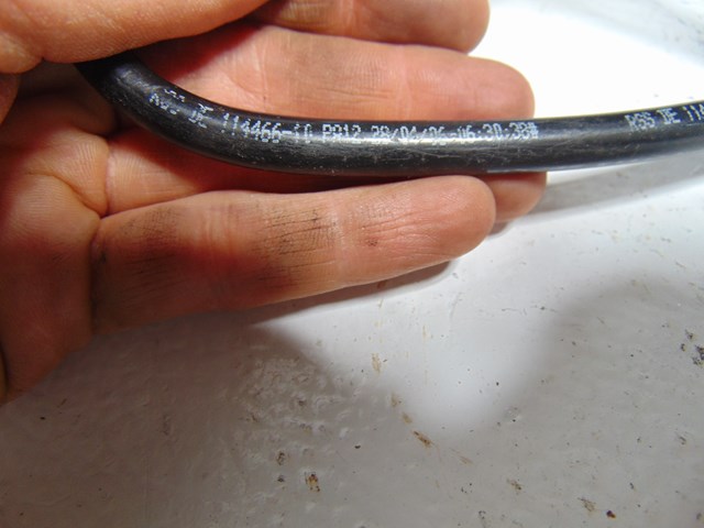 2007 BMW M6 E63 Fuel Tank Vapor Breather Valve Line Hose Pipe OEM 11446610