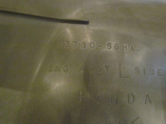 2004 Acura RSX Rear LH Seat Panel