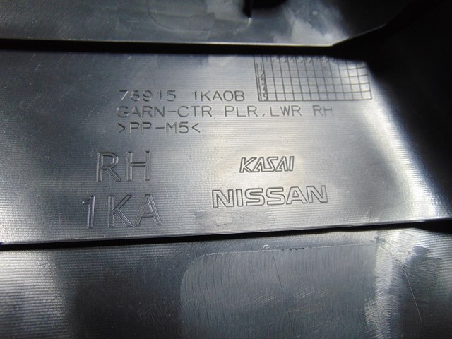 2014 Nissan Juke RH Passenger Lower B Pillar Trim 76915 1KA0B