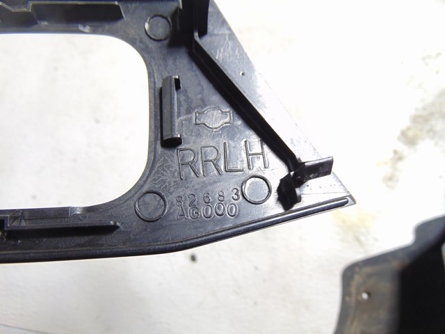 2003 Infiniti M45 Rear LH Driver Door Panel Trim 82683 AG000