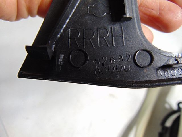 2003 Infiniti M45 Rear RH Pass Door Panel Trim 82682 AG000